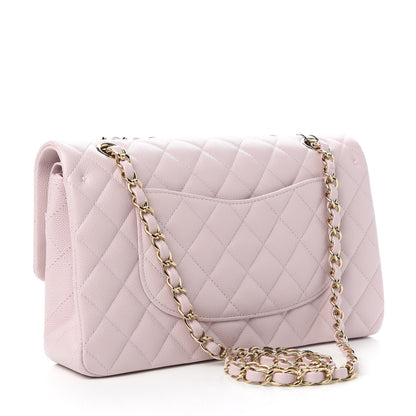 Chanel Caviar Quilted Medium Double Flap Light Pink 3 of 11