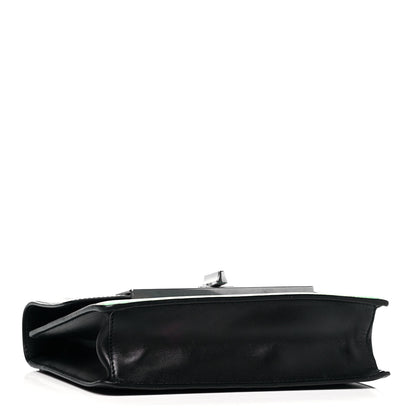 Prada City Calfskin Severine Mermaid Print Flap Black Mango 4 of 9