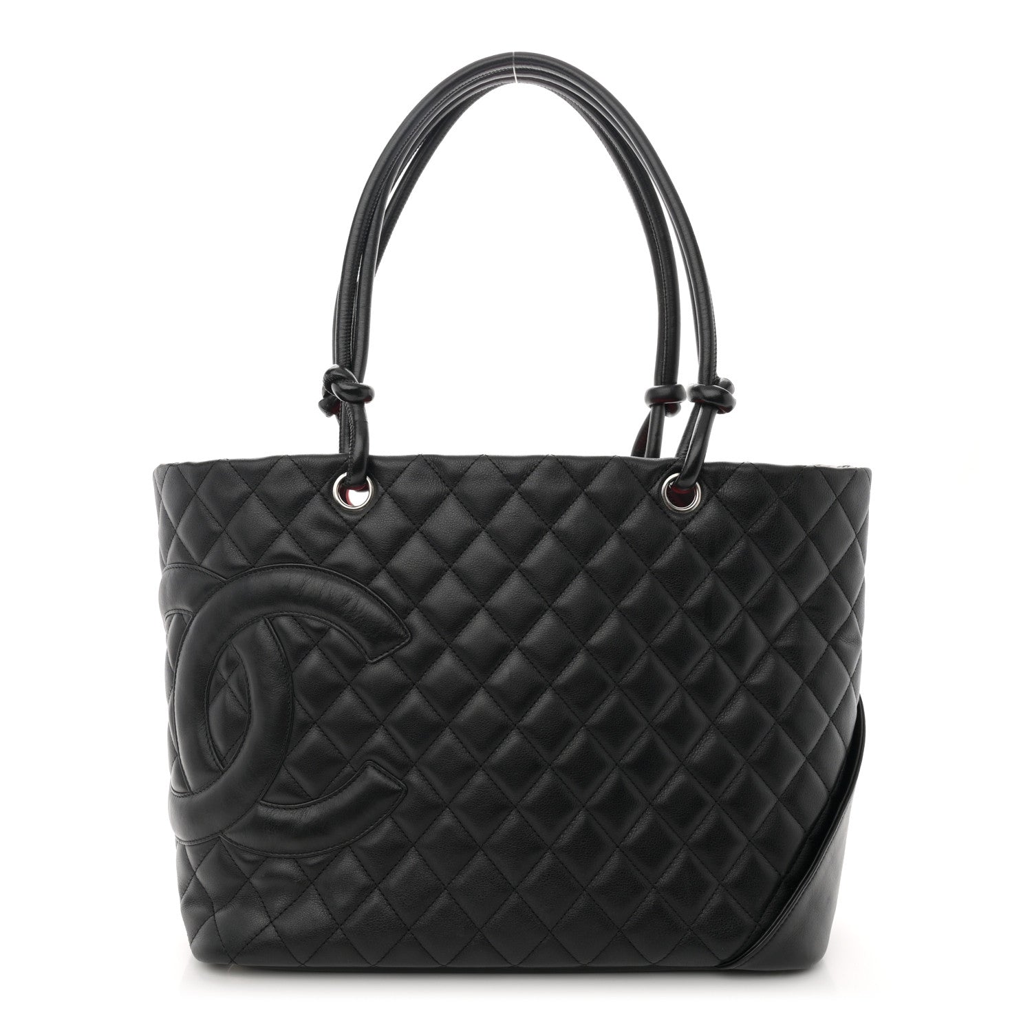 Chanel Calfskin Quilted Large Cambon Tote Black 1 of 13