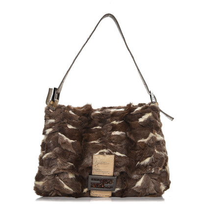Fendi Rabbit Fur Mama Baguette Bag 1 of 15