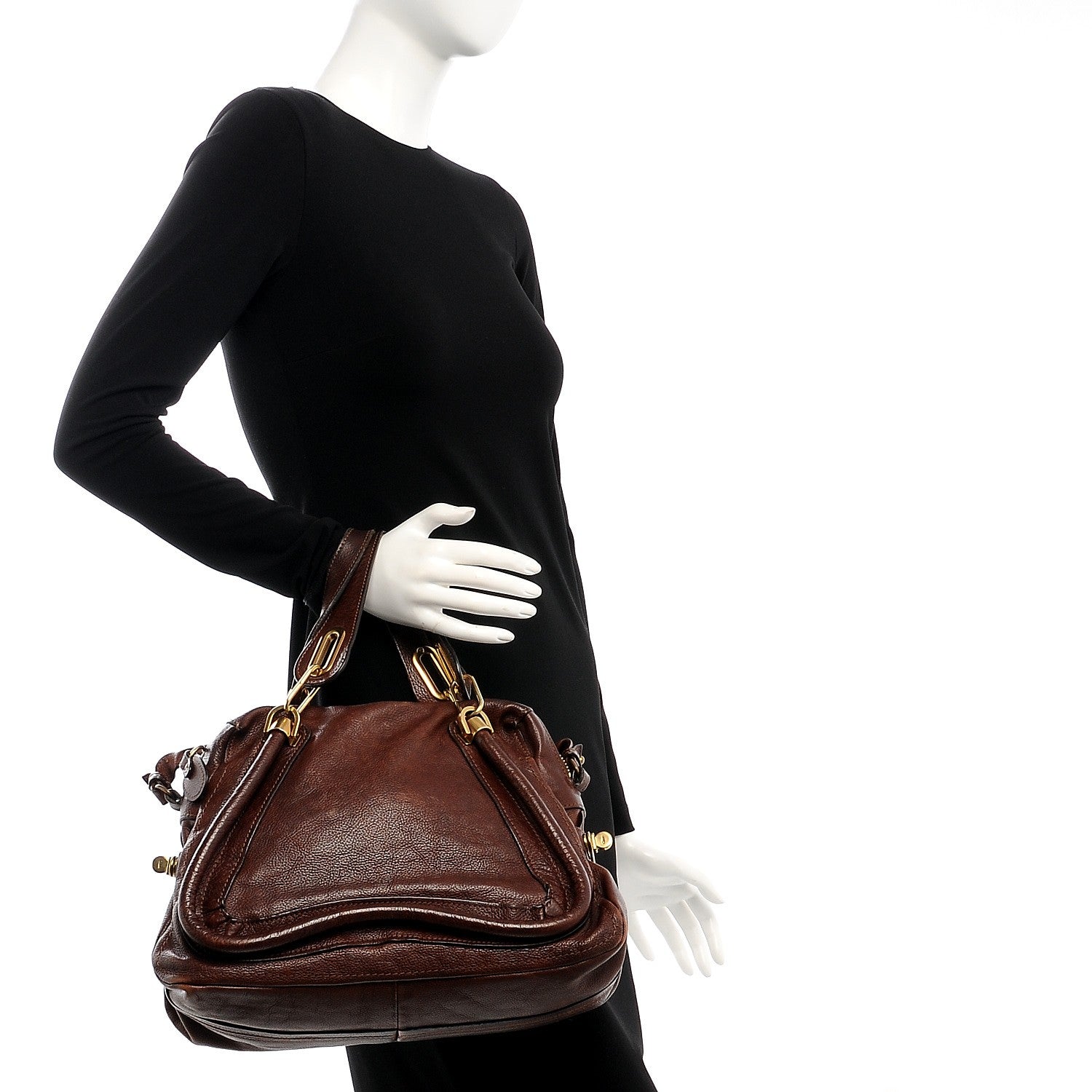 Chloe Calfskin Medium Paraty Brown 3 of 13