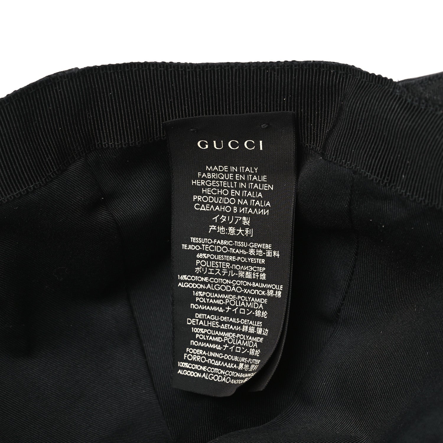 Gucci Monogram Web Baseball Hat XXL Black 8 of 8