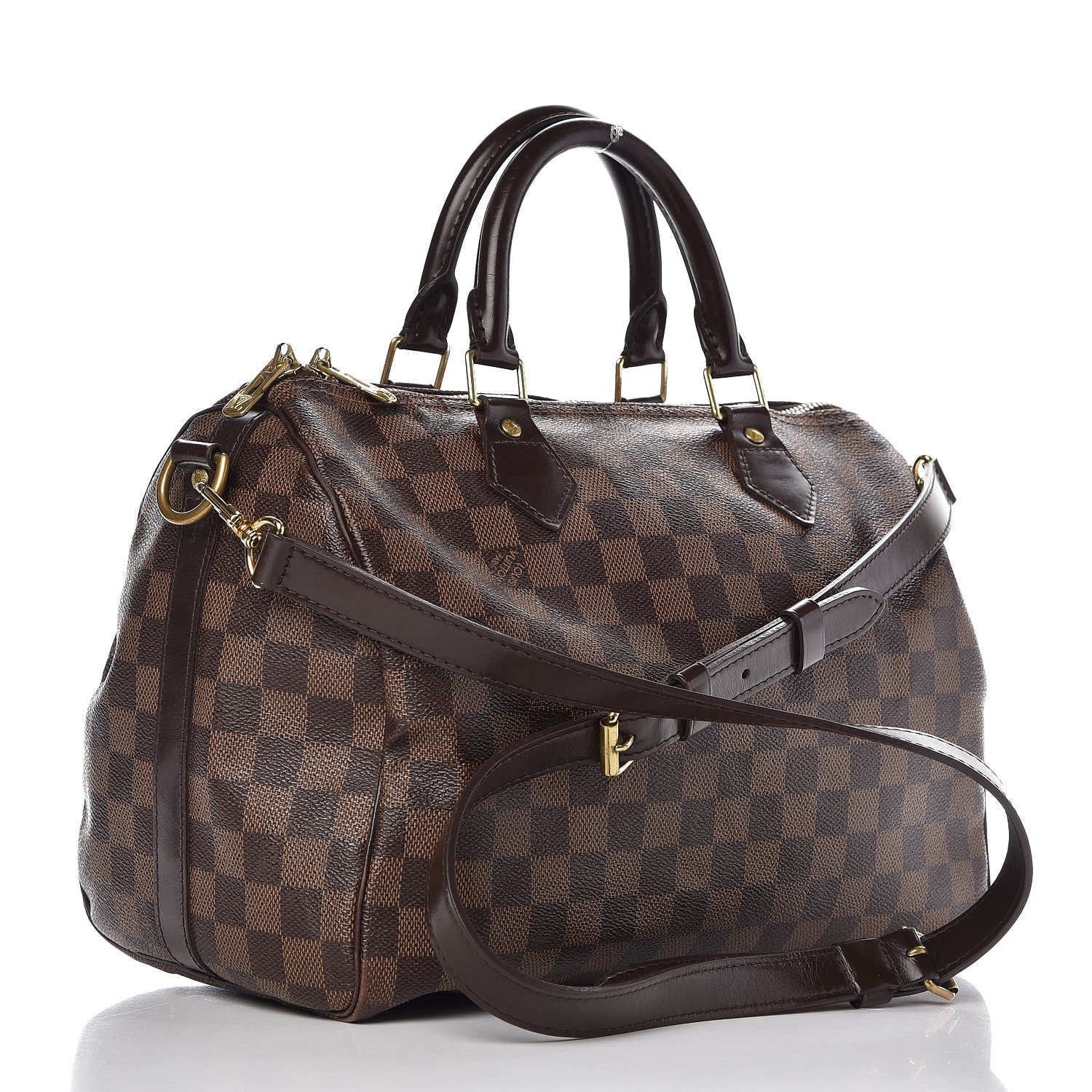 Louis Vuitton Damier Ebene Speedy Bandouliere 30 3 of 21