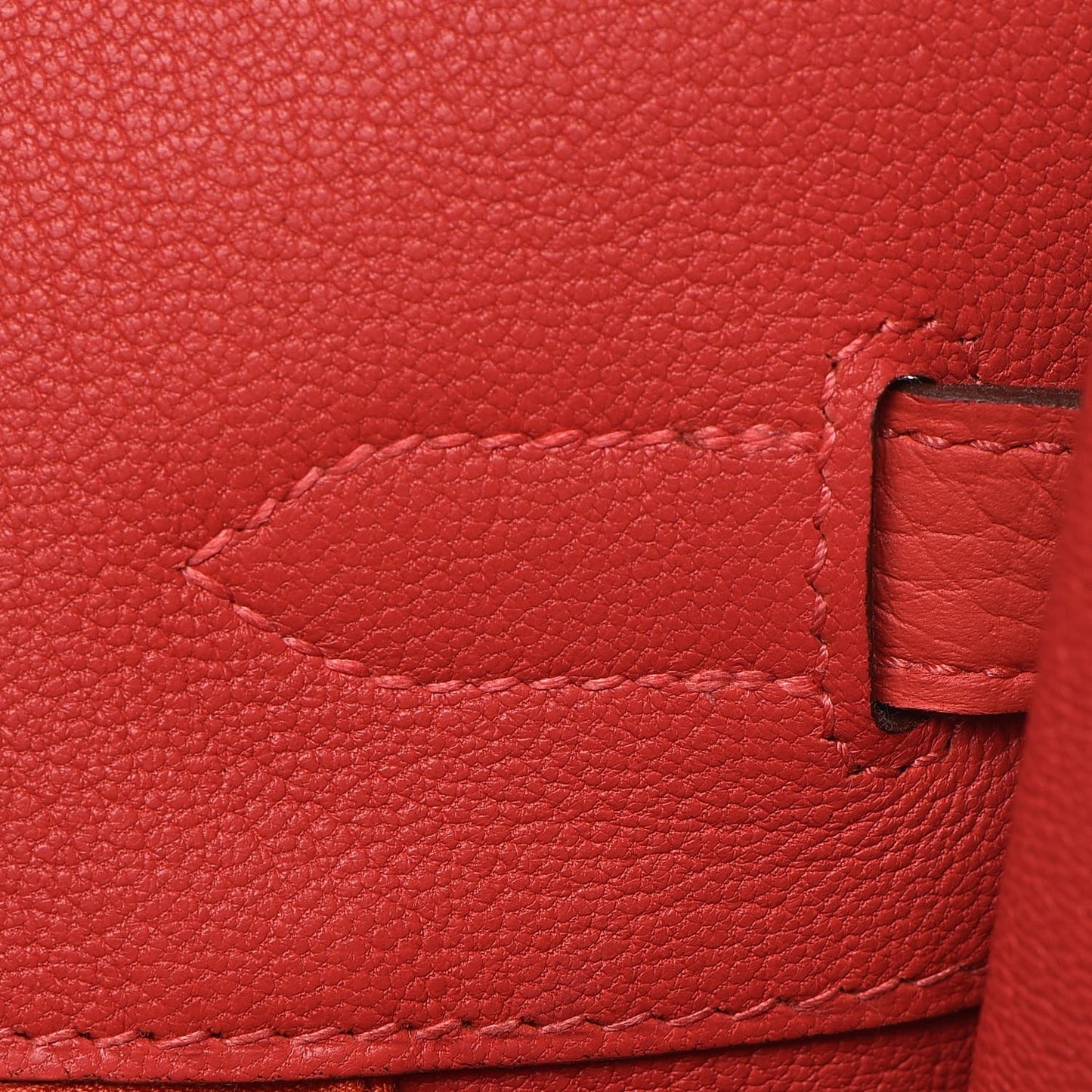 Togo Birkin 35 Rouge Pivoine