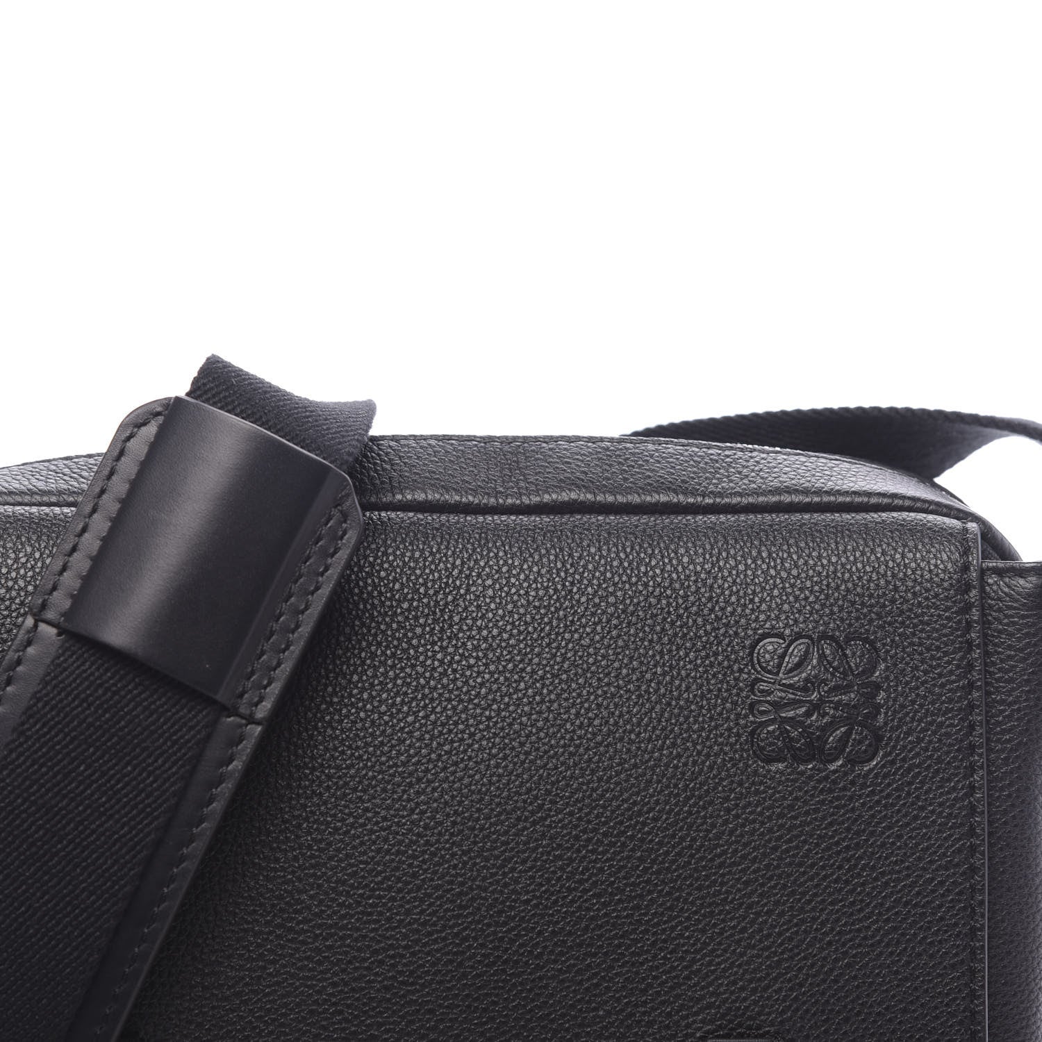 Loewe Soft Grained Calfskin XS Military Messenger Bag Black 10 of 10