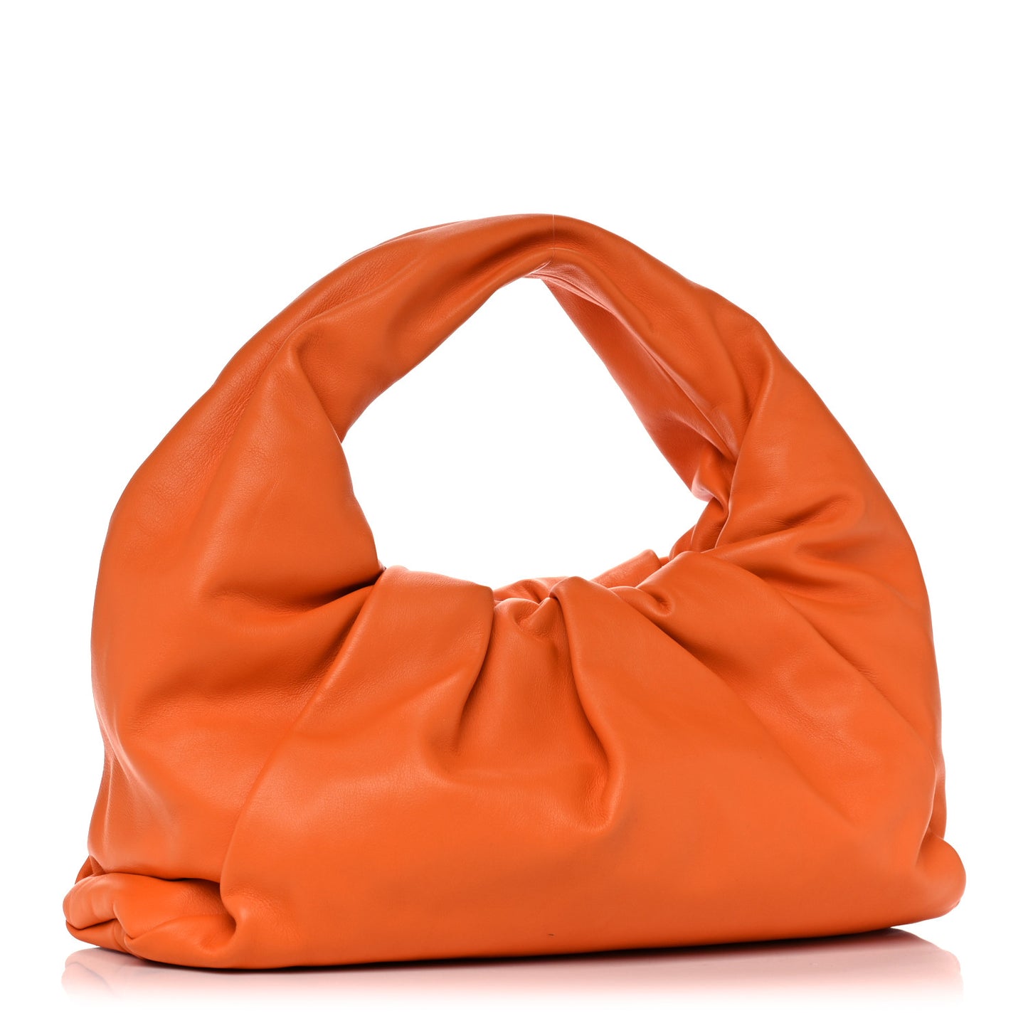Smooth Butter Calfskin Small The Shoulder Pouch Light Orange