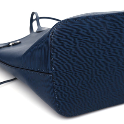 Louis Vuitton Epi Neverfull MM Indigo 9 of 11