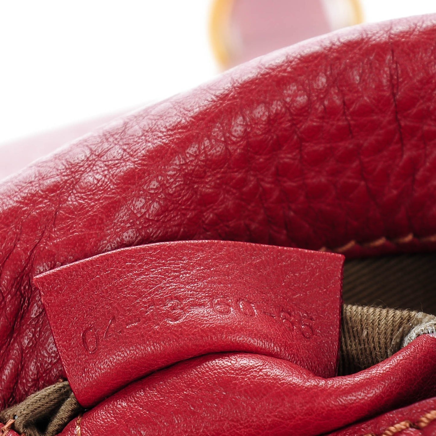 Calfskin Mini Marcie Round Crossbody Bag Berry Cupcake