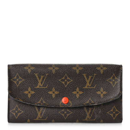 Louis Vuitton Monogram Emilie Wallet Piment 1 of 17