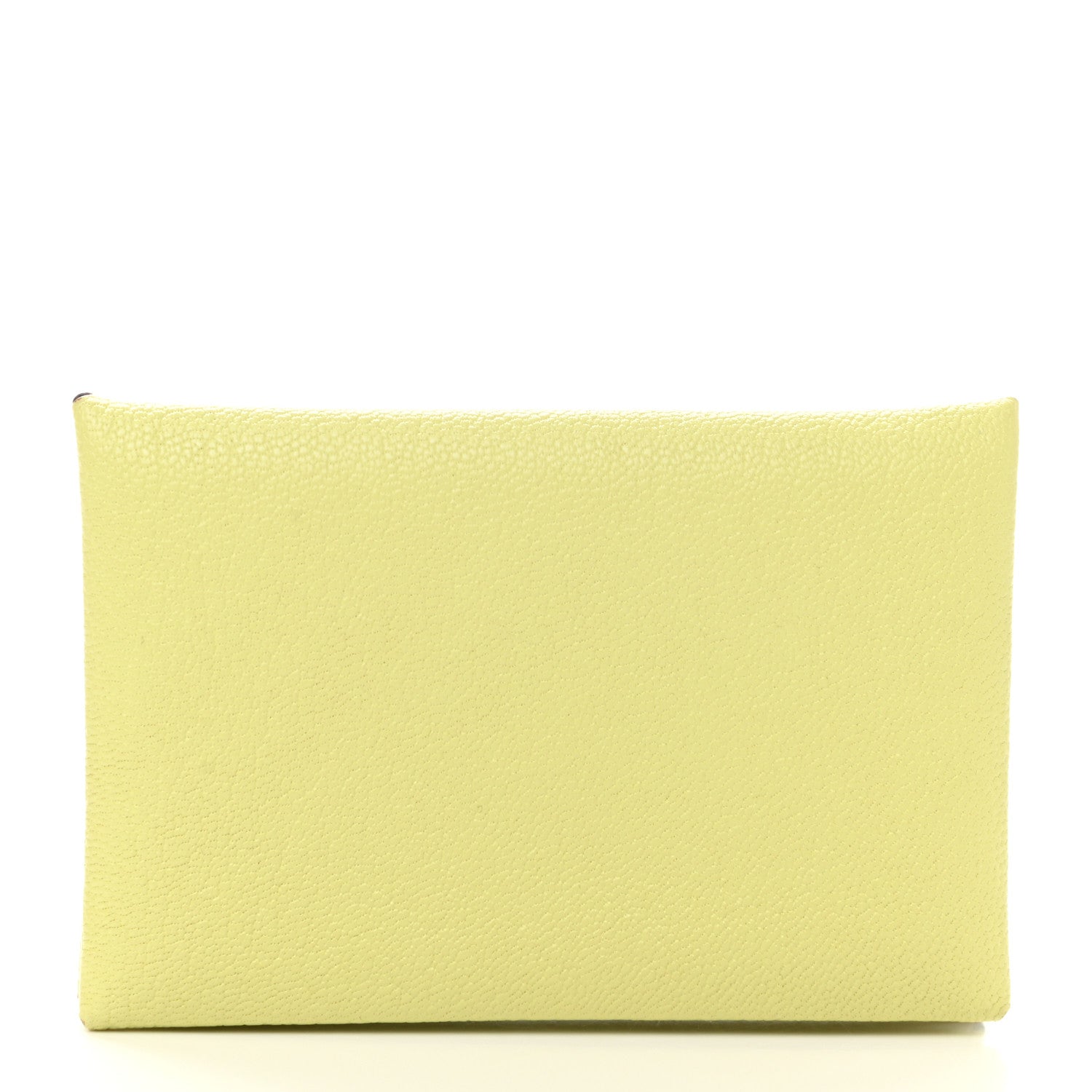 Hermes Chevre Mysore Calvi Card Case Jaune Bourgeon 1 of 8
