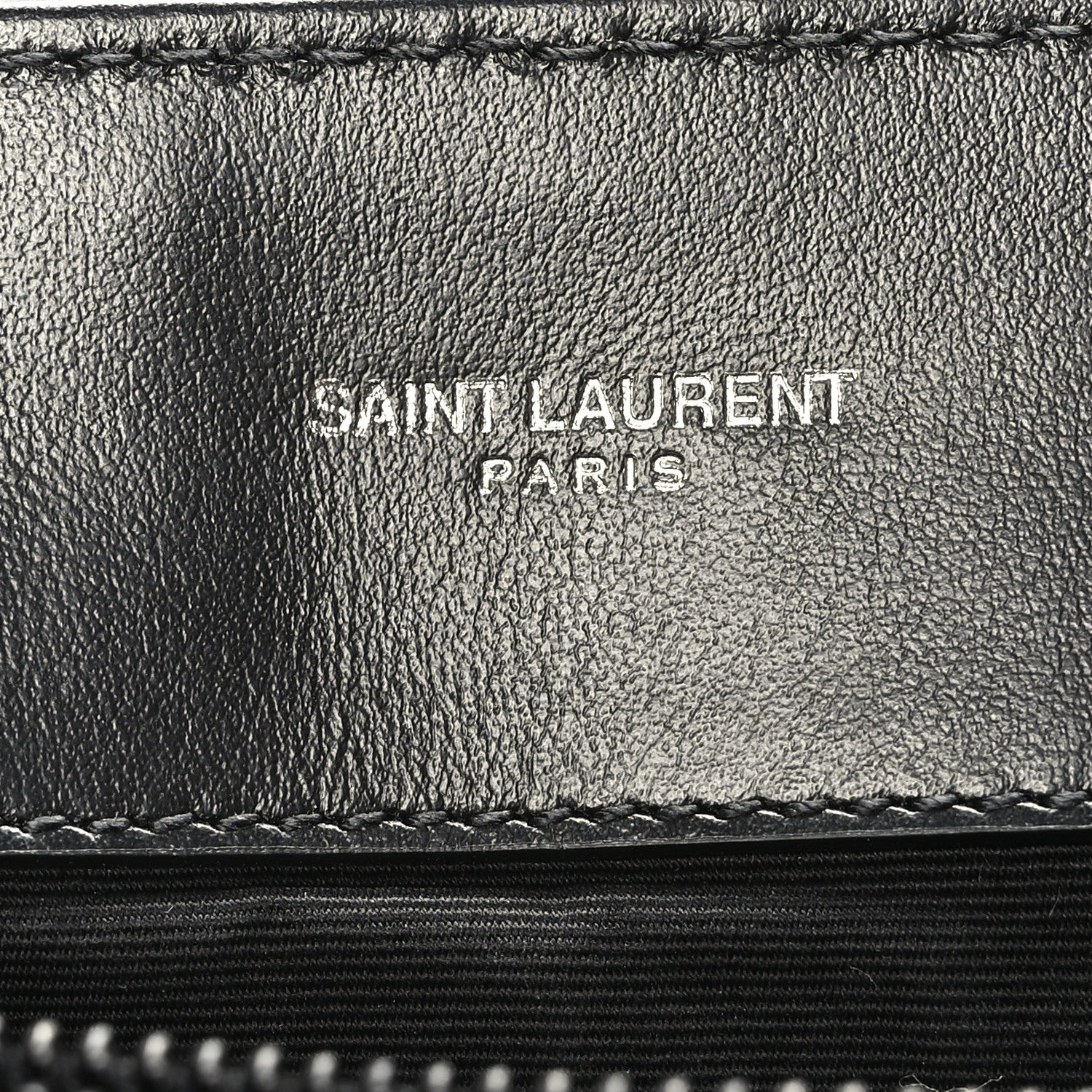 Saint Laurent Calfskin Y Quilted Monogram Large Loulou Chain Satchel Black 6 of 9