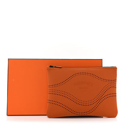 Hermes Neoprene Small Neobain Waves Case Tan 13 of 13