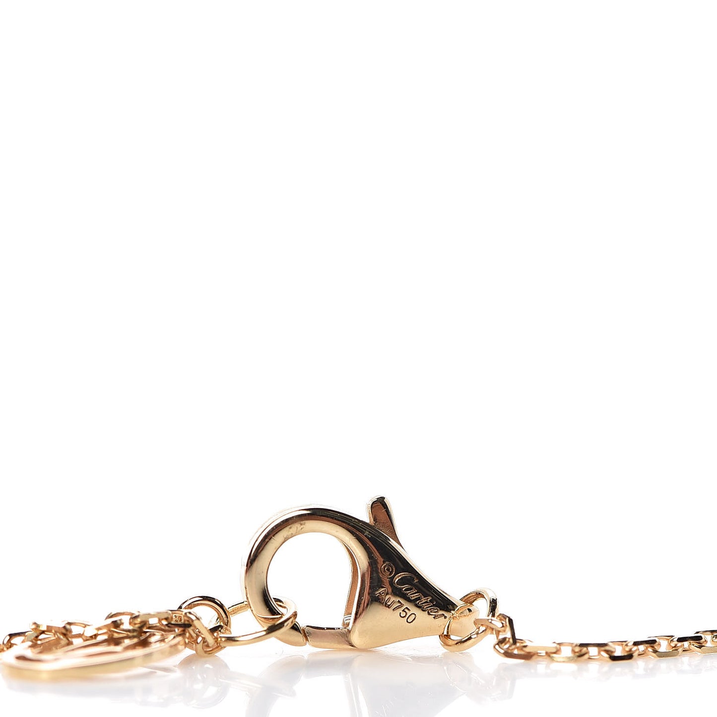 18K Yellow Gold Diamond XS D'Amour Pendant Necklace