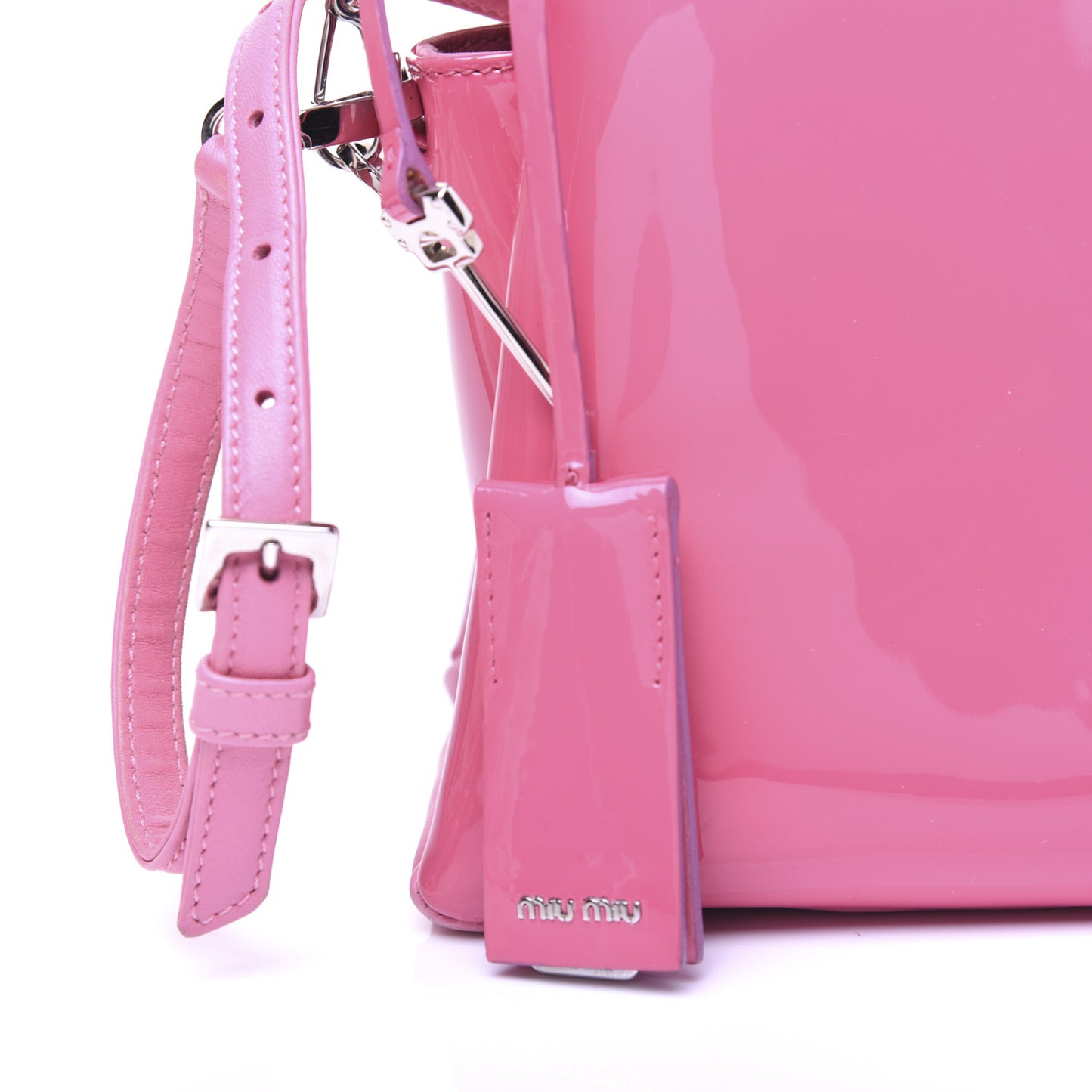 Patent Shoulder Bag Pink