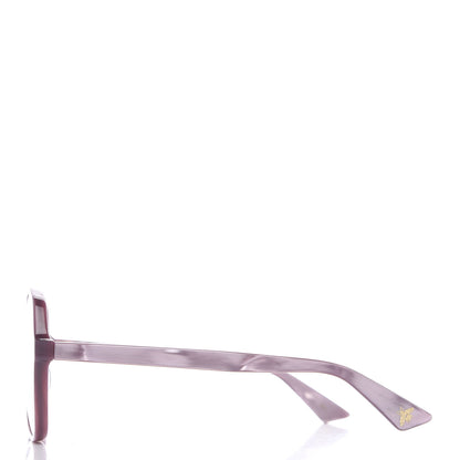 Gucci Acetate Square Frame GG0092S Sunglasses Purple 2 of 7