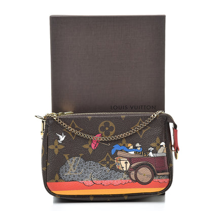 Louis Vuitton Monogram 2015 Christmas Animation Mini Pochette Accessories 8 of 8