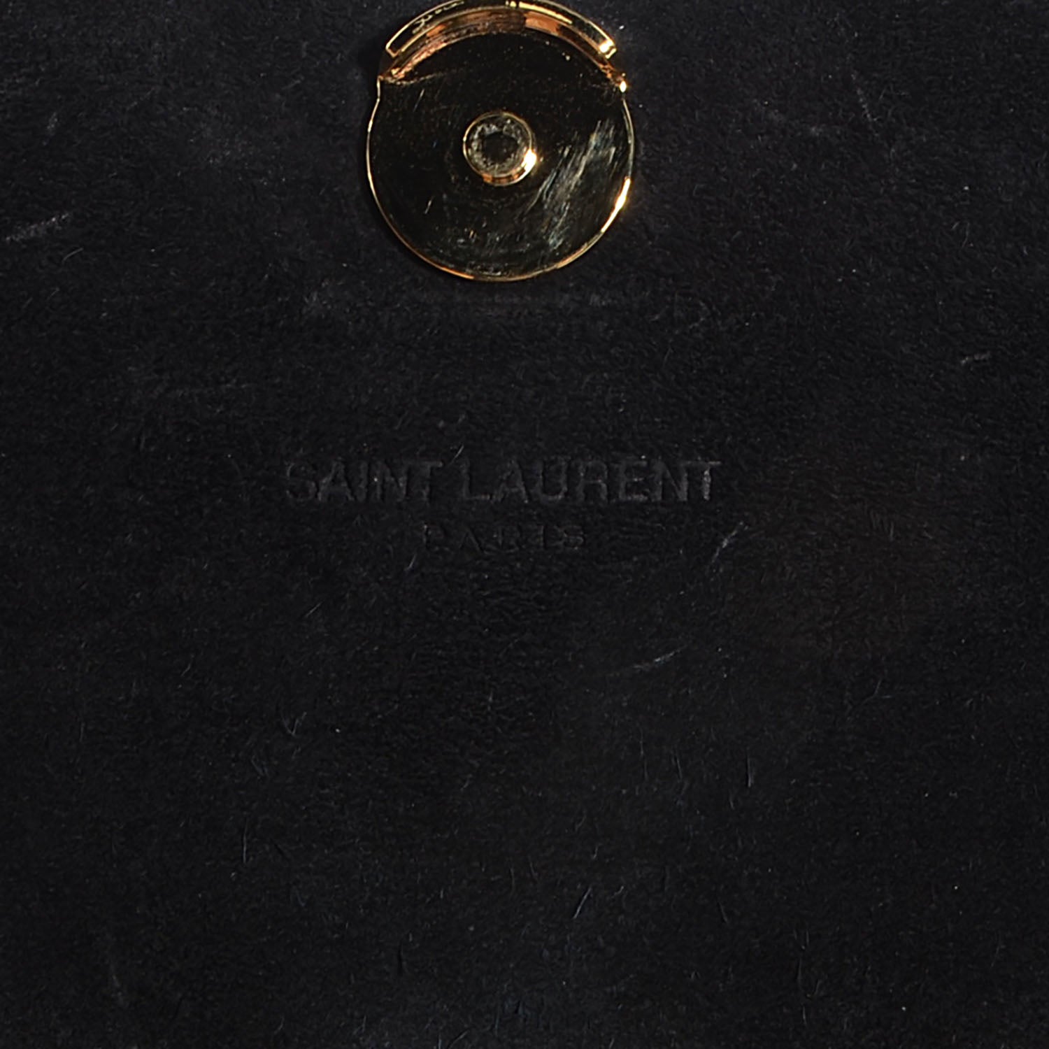 Saint Laurent Patent Small Classic Monogram Kate Tassel Satchel Black 6 of 10