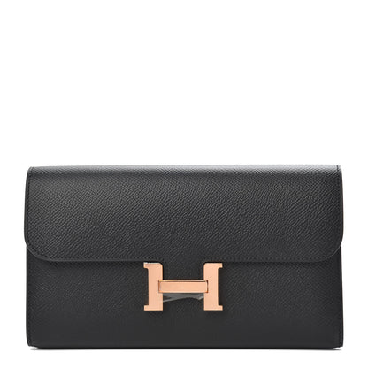 Hermes Epsom Constance Long Wallet Black 1 of 9