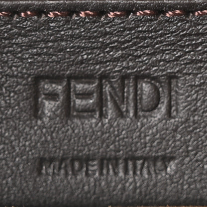 Fendi Fabric Jacquard Vitello King Plexiglass FF 1974 Mini Fendi Sunshine Shopper Tote Tobacco Moro Sand 6 of 10