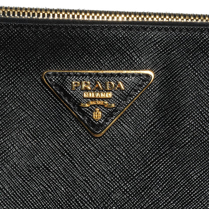 Prada Saffiano Lux Medium Tote Nero Black 5 of 9