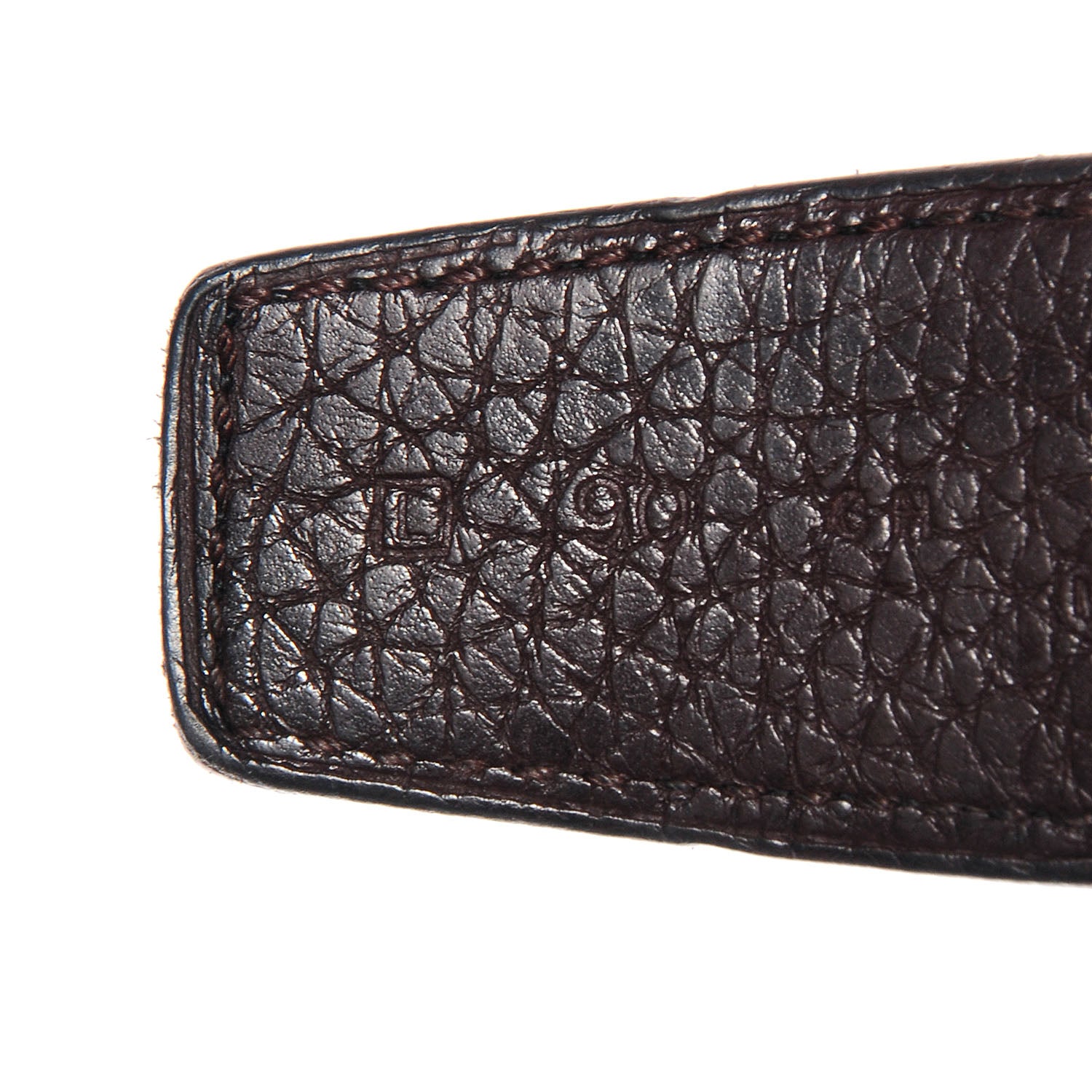 Hermes Box Taurillon Clemence Reversible Brushed Constance 32mm H Belt 90 Noir Ebene 5 of 6