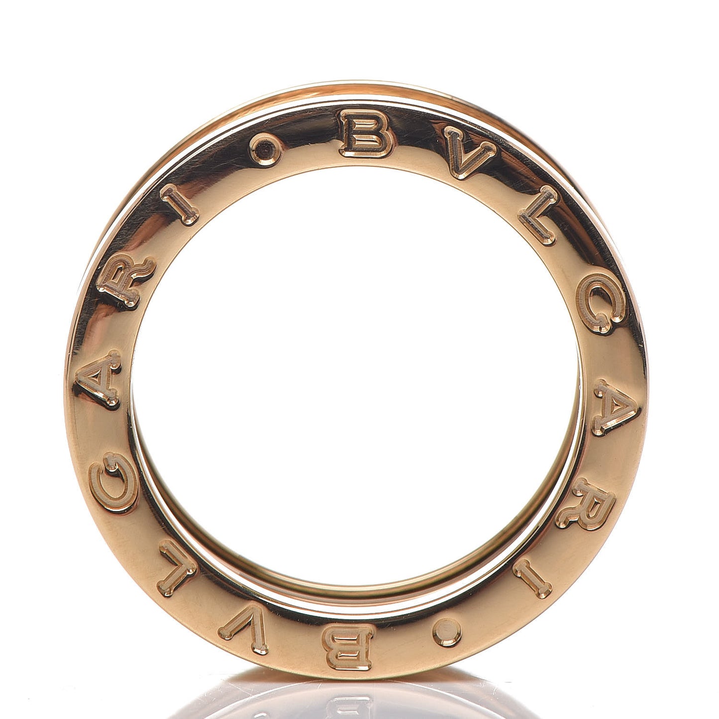 18K Yellow Gold B.Zero1 Three-Band Ring 51 5.75