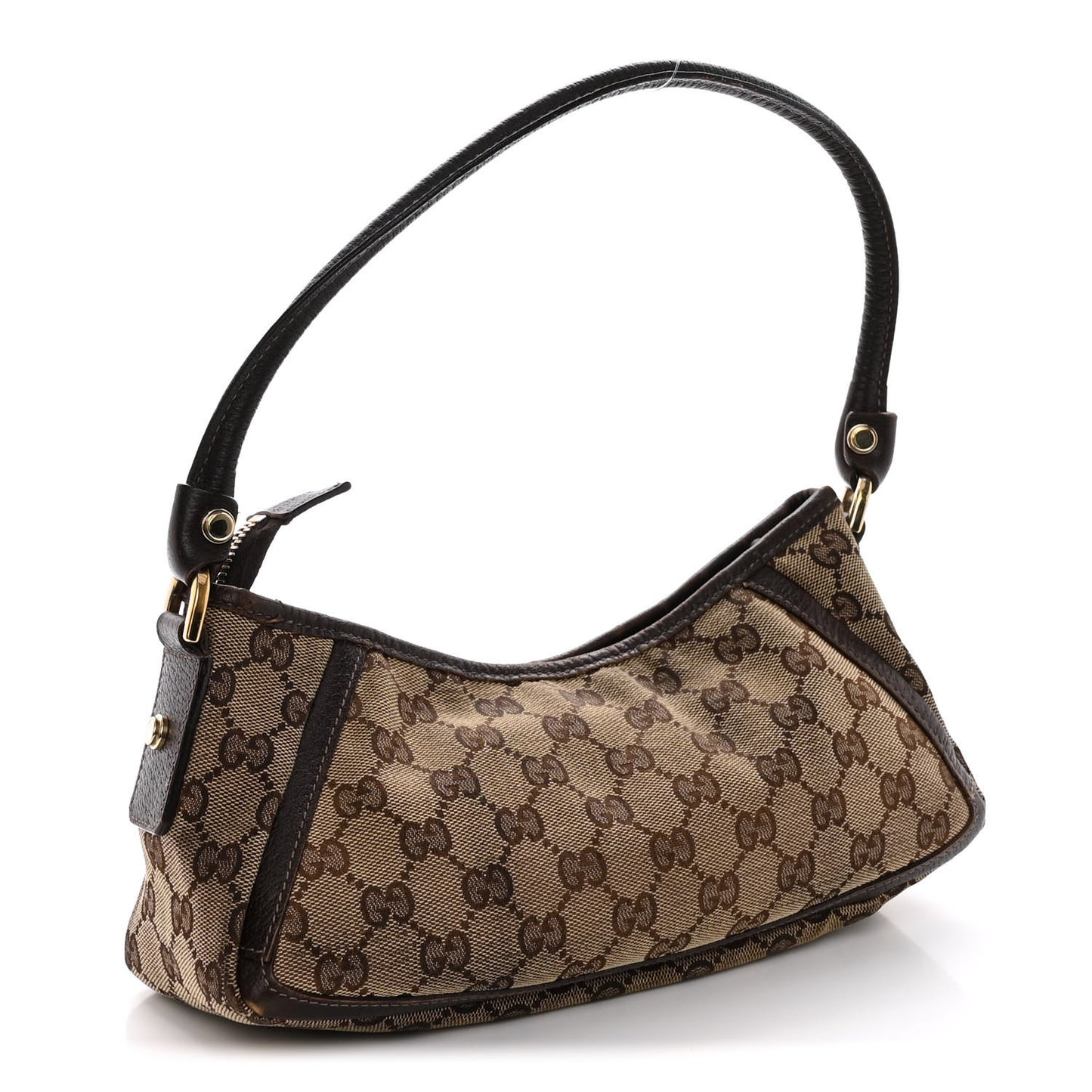 Monogram D Ring Abbey Pochette Brown
