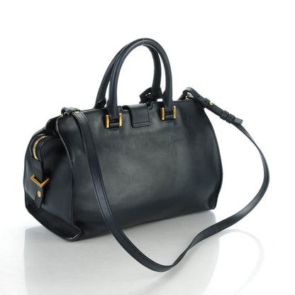 Saint Laurent Calfskin Small Classic Y Cabas Navy Blue 4 of 8