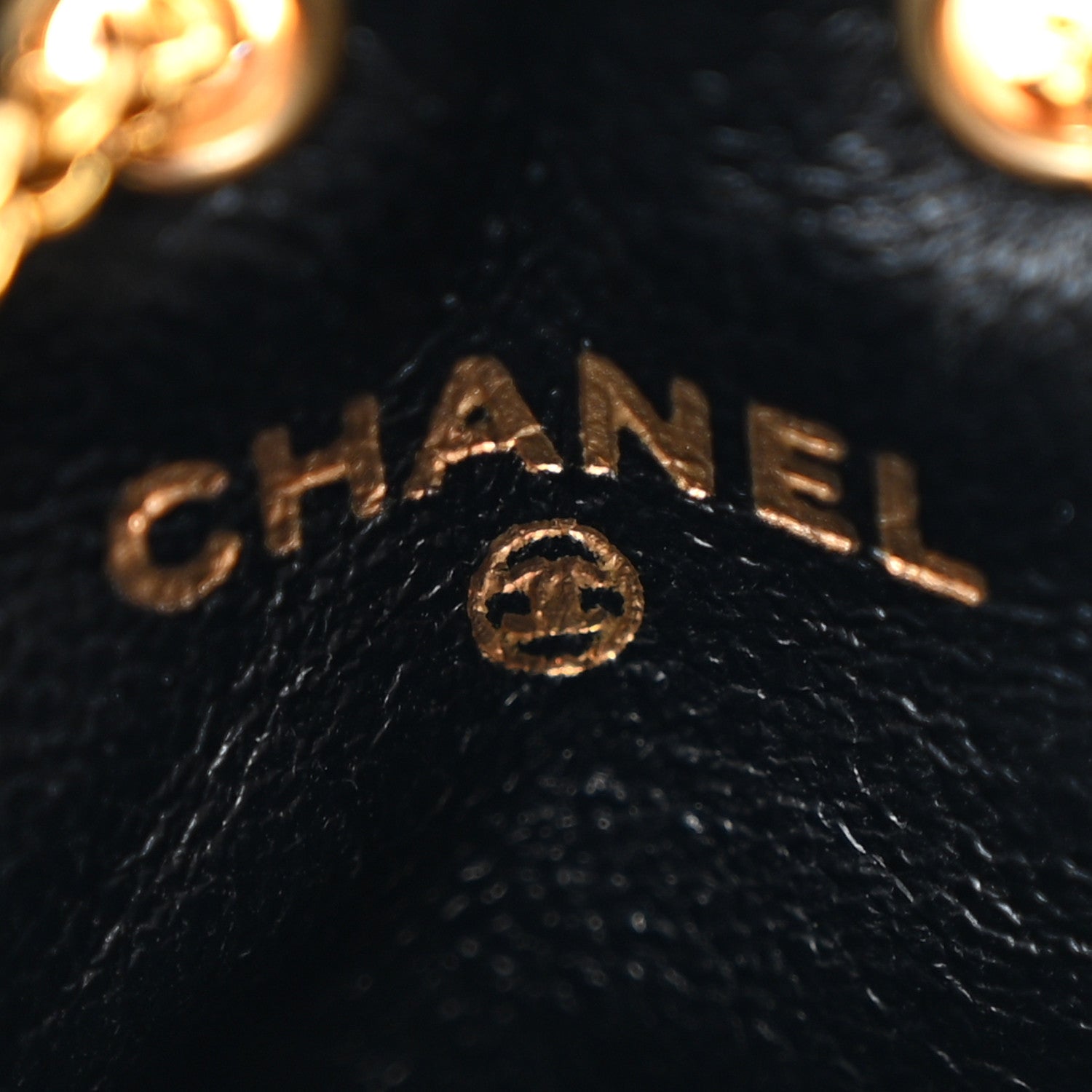 Chanel Metallic Lambskin Quilted Micro Drawstring Pouch Silver 6 of 10