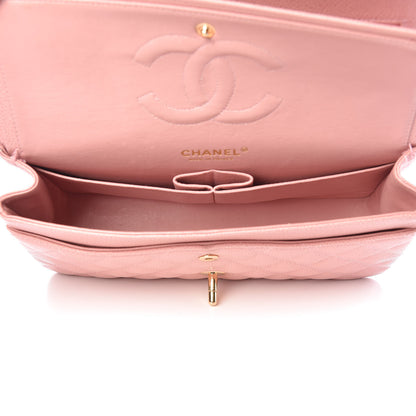 Chanel Caviar Quilted Medium Double Flap Pink 5 of 15