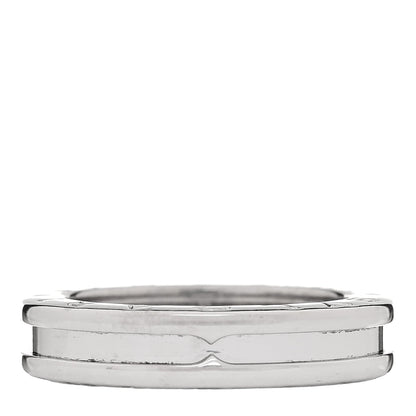 Bulgari 18K White Gold B.Zero1 One-Band Ring 53 6.5 1 of 8