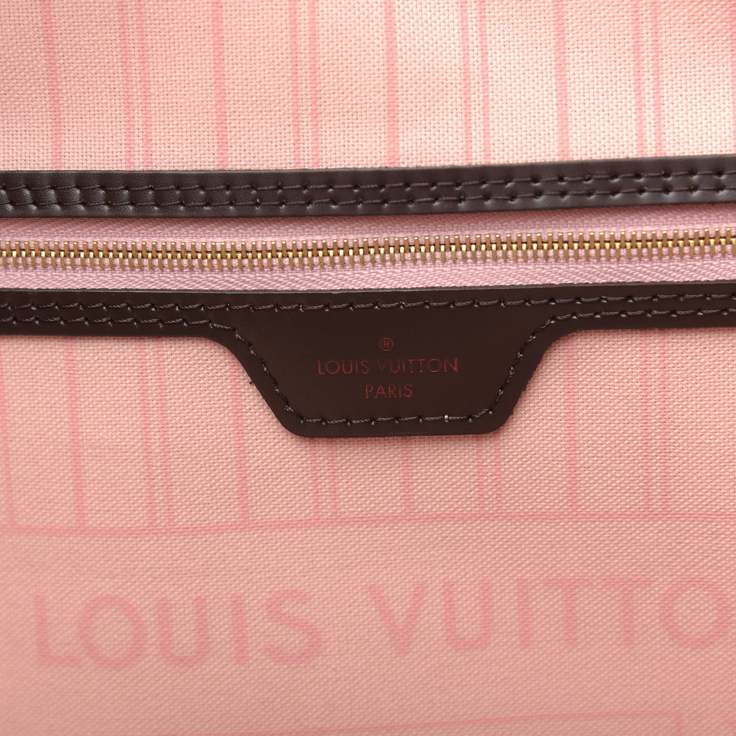 Damier Ebene Neo Neverfull MM Rose Ballerine