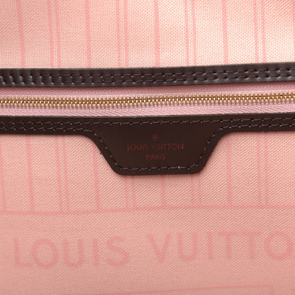 Louis Vuitton Damier Ebene Neo Neverfull MM Rose Ballerine 6 of 9
