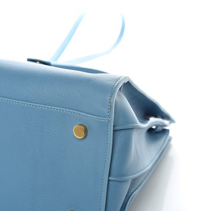 Saint Laurent Grained Calfskin Small Sac De Jour Light Blue 10 of 19