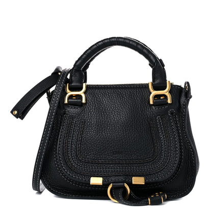 Chloe Calfskin Mini Marcie Satchel Black 1 of 13