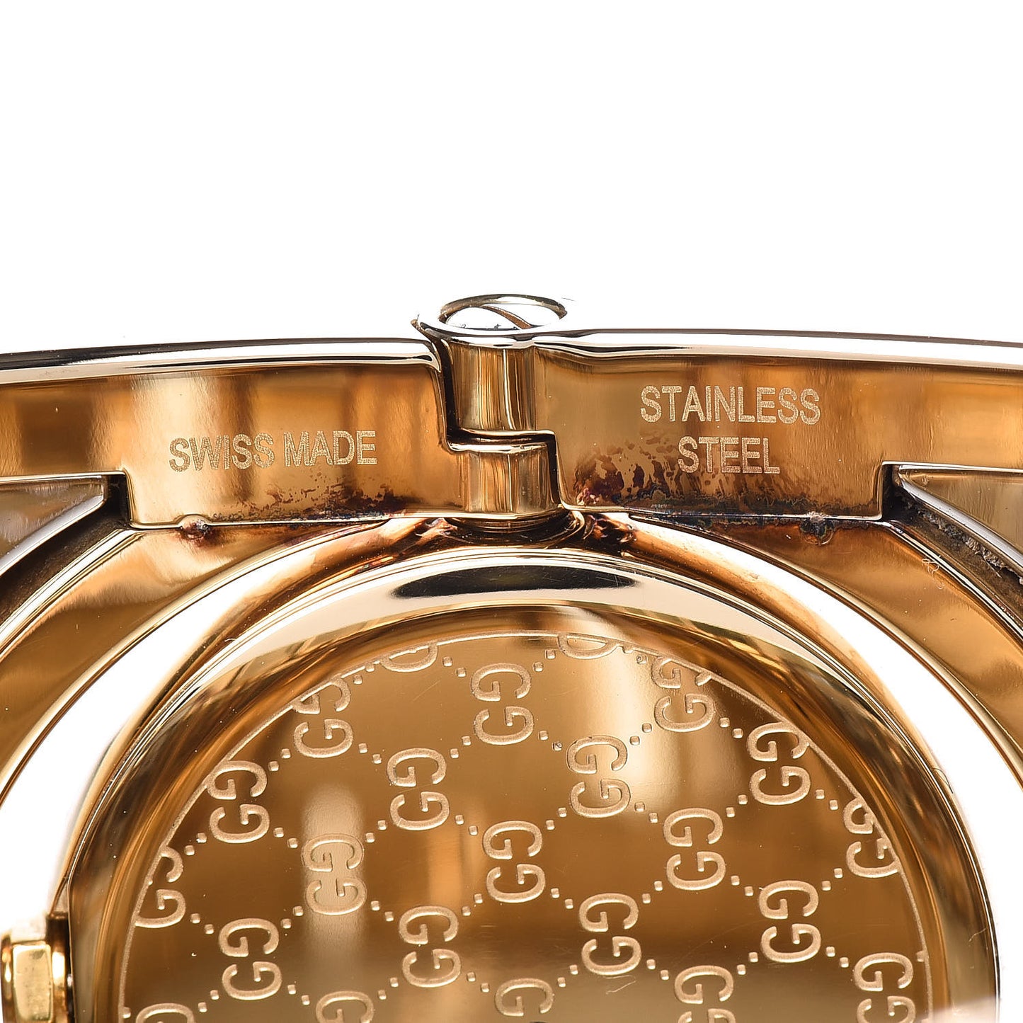 Stainless Steel Calfskin 33mm Twirl Quartz Watch Bronze
