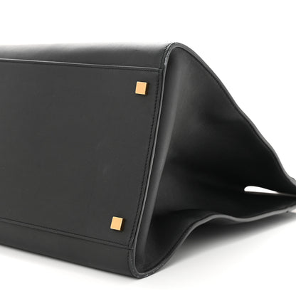 Saint Laurent Calfskin Large Manhattan Shopper Tote Black 10 of 13