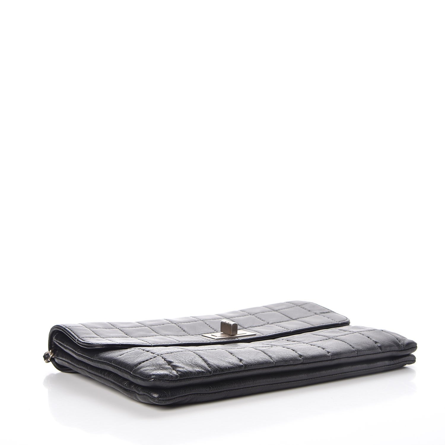 Chanel Lambskin Chocolate Bar Mademoiselle Flap Black 4 of 11
