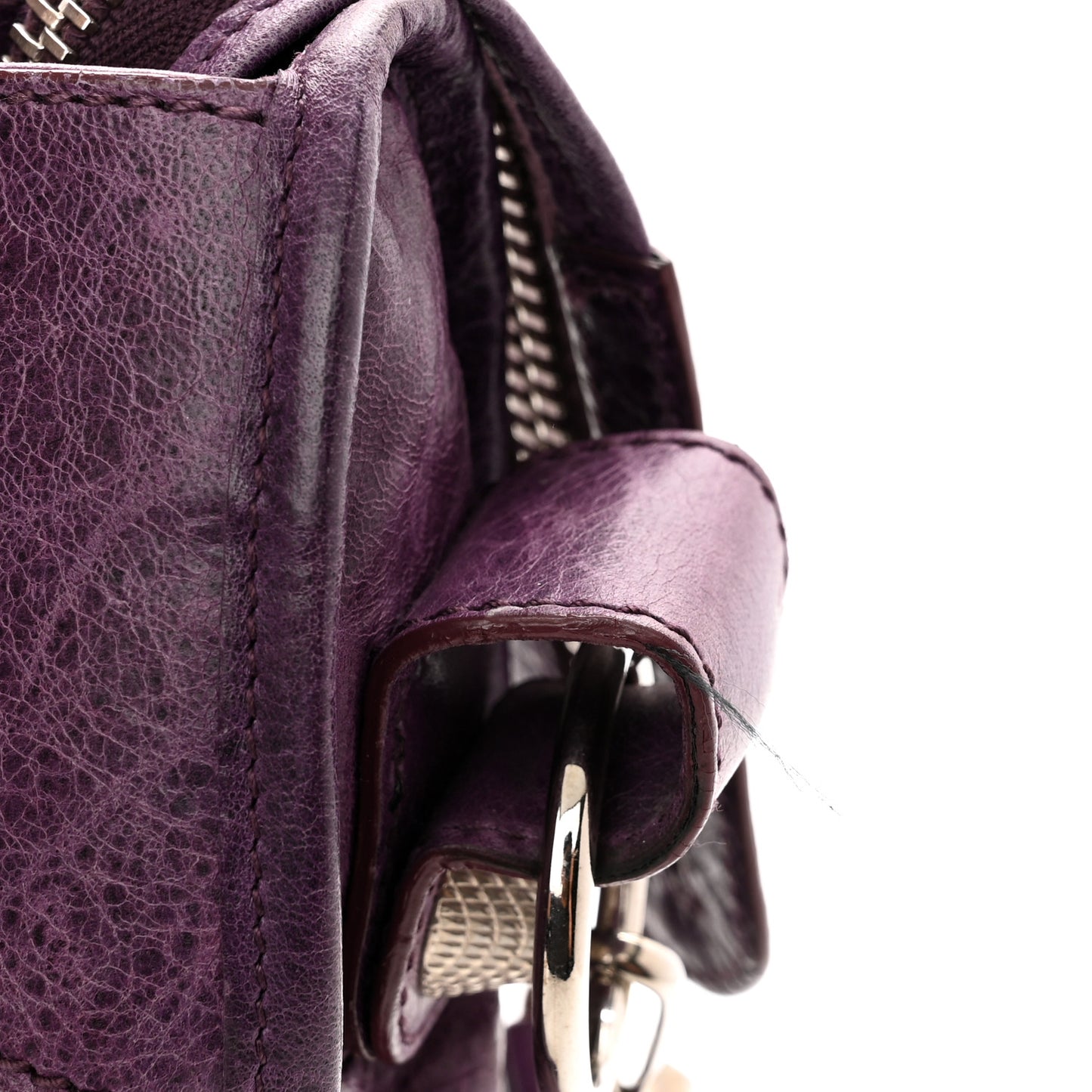 Agneau Giant 21 Silver Hardware City Raisin