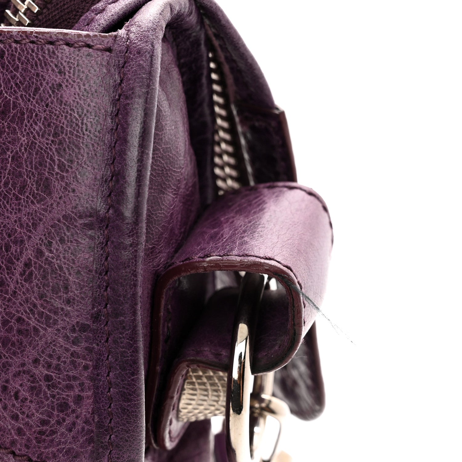 Balenciaga Agneau Giant 21 Silver Hardware City Raisin 12 of 16