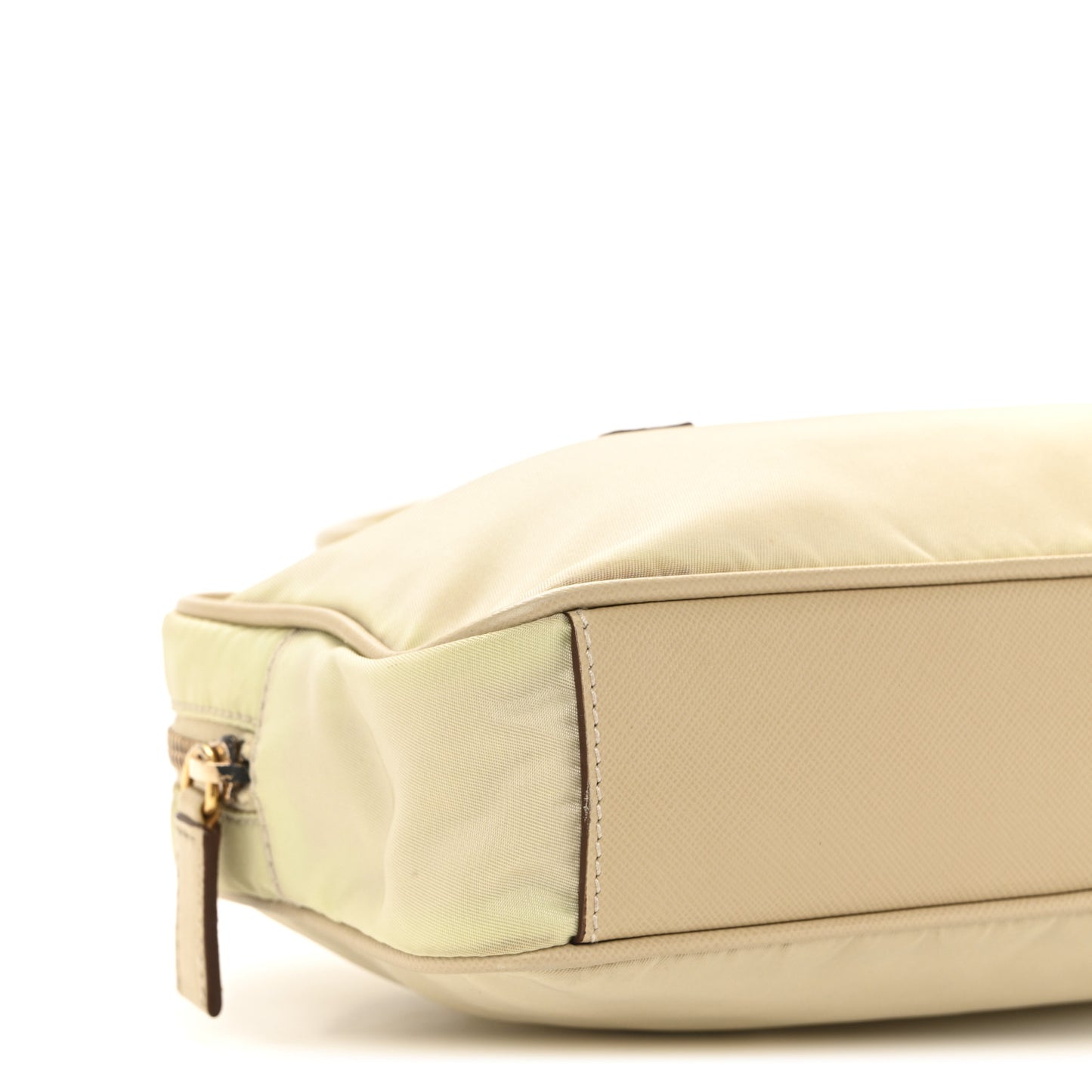 Nylon Saffiano Top Handle Bag Lino