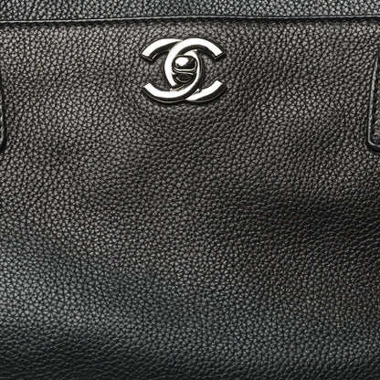 Chanel Calfskin Cerf Executive Shopper Tote Black 9 of 12