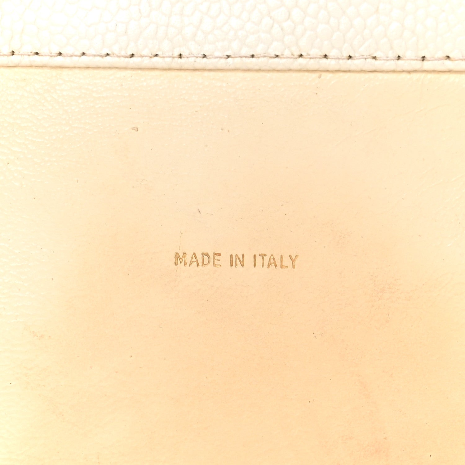 Chanel Caviar Quilted Timeless CC Shopping Tote White 7 of 12