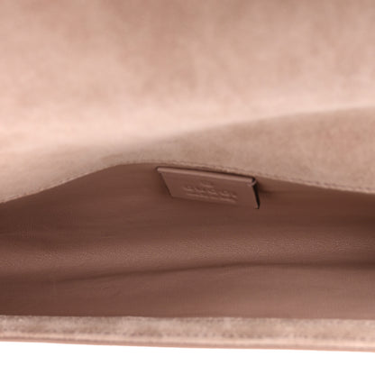 Gucci Patent Microguccissima Small Broadway Clutch Dark Cipria 5 of 14