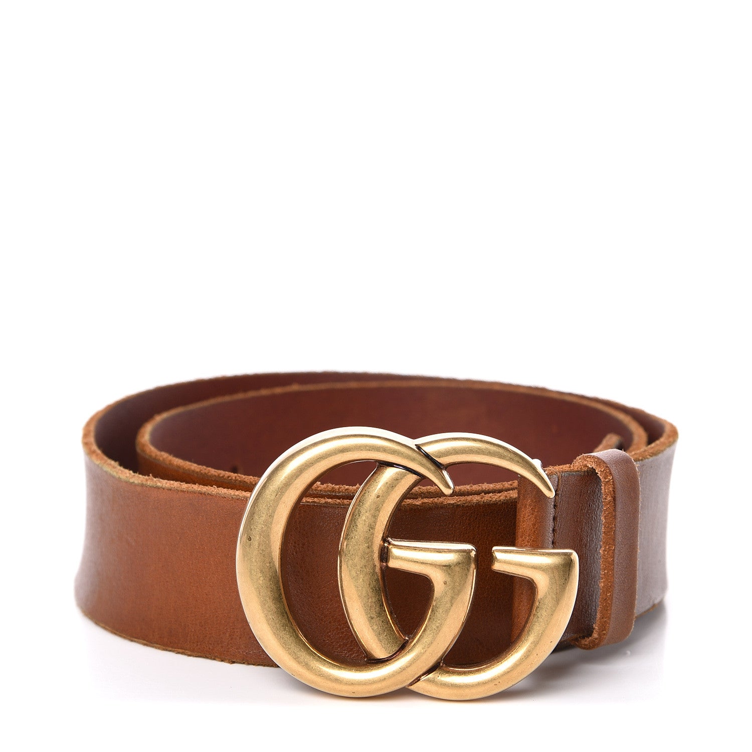 Gucci Faded Calfskin Double G 40mm Belt 80 32 Cuir 1 of 7