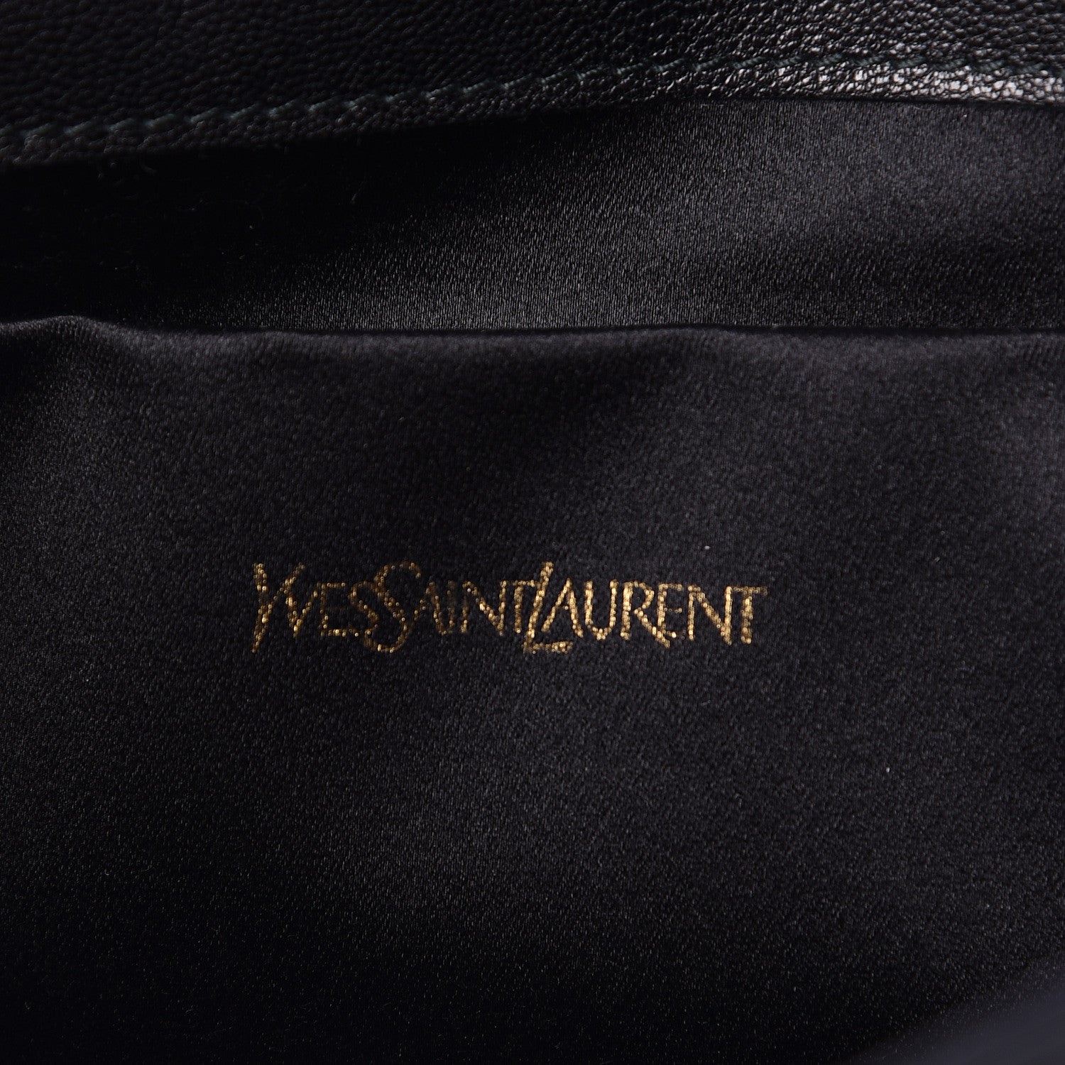 Saint Laurent Calfskin Monogram Large Belle De Jour Clutch Black 6 of 8