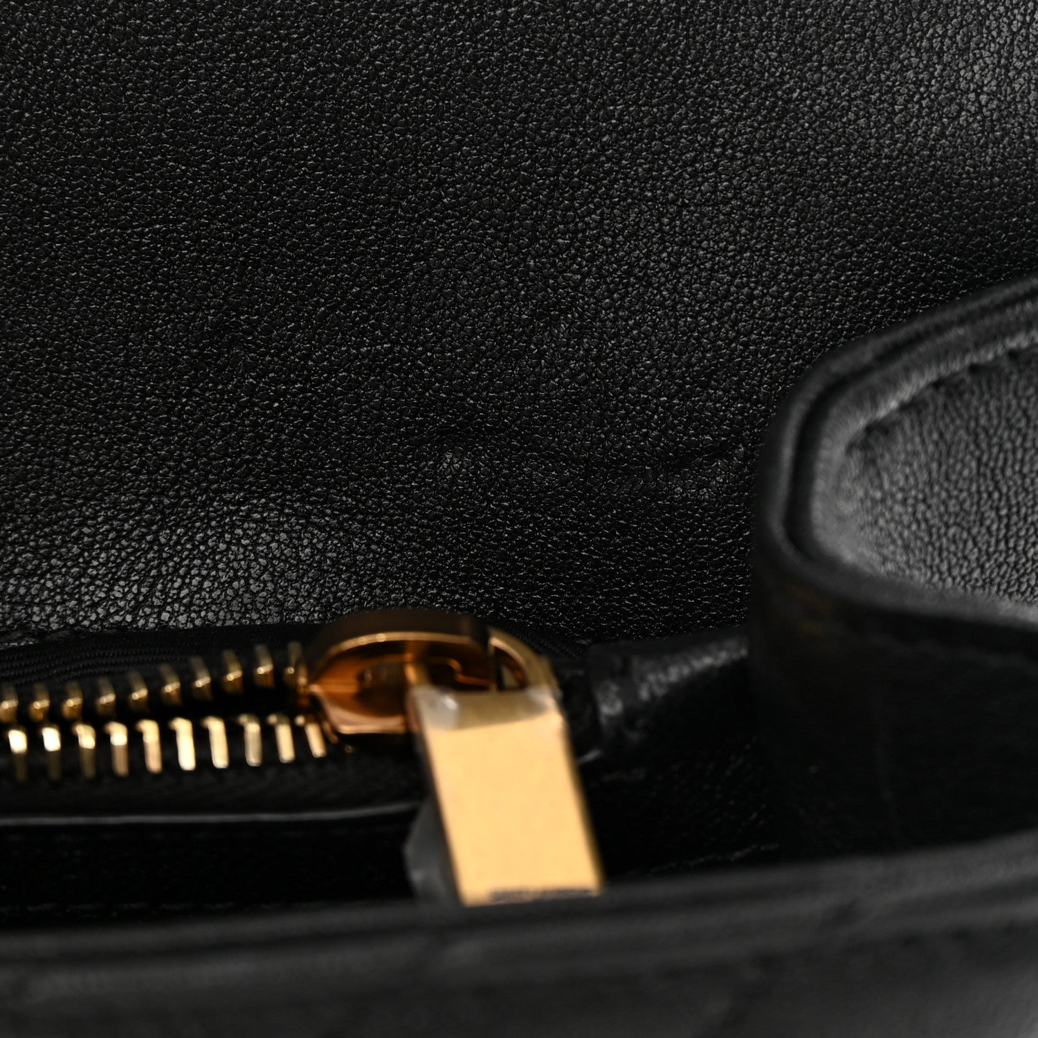 Saint Laurent Sheepskin Matelasse Chevron Monogram Medium College Bag Black 11 of 13