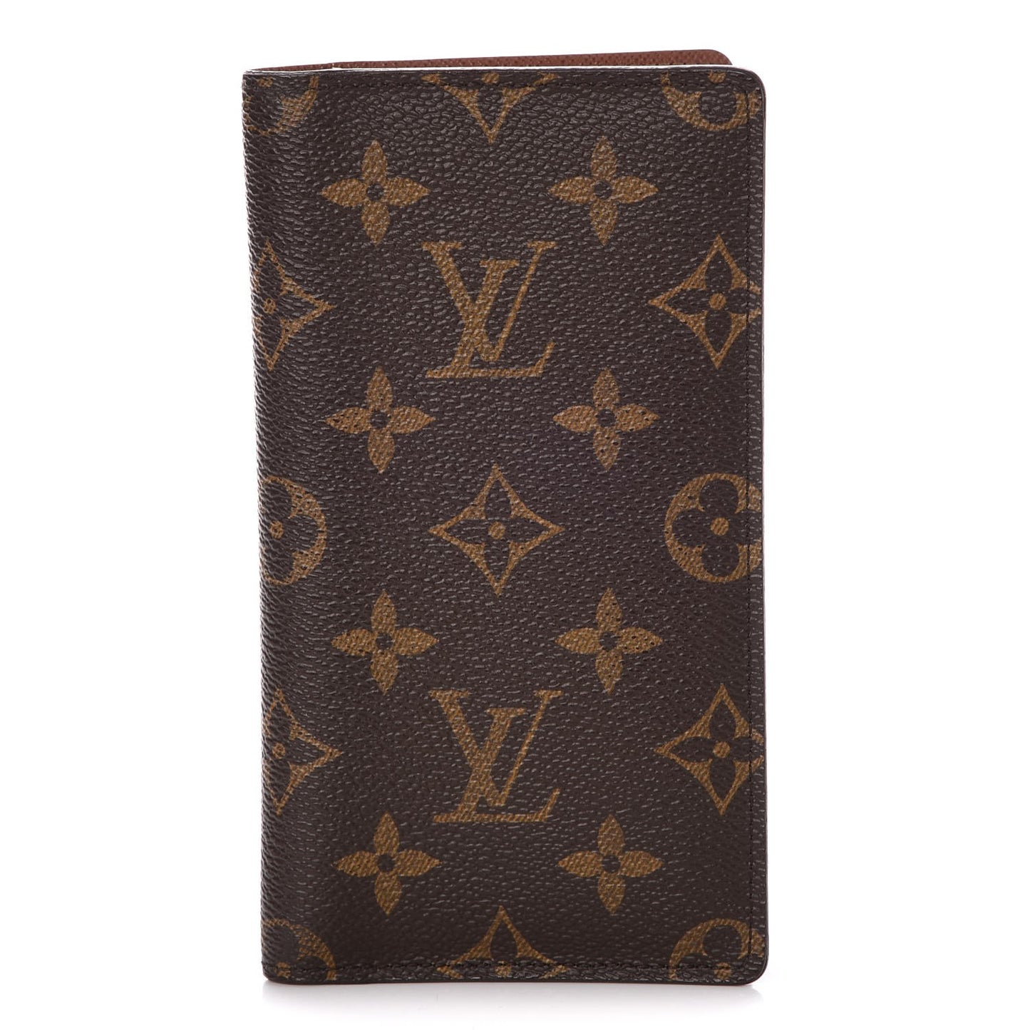Monogram Checkbook Holder Wallet