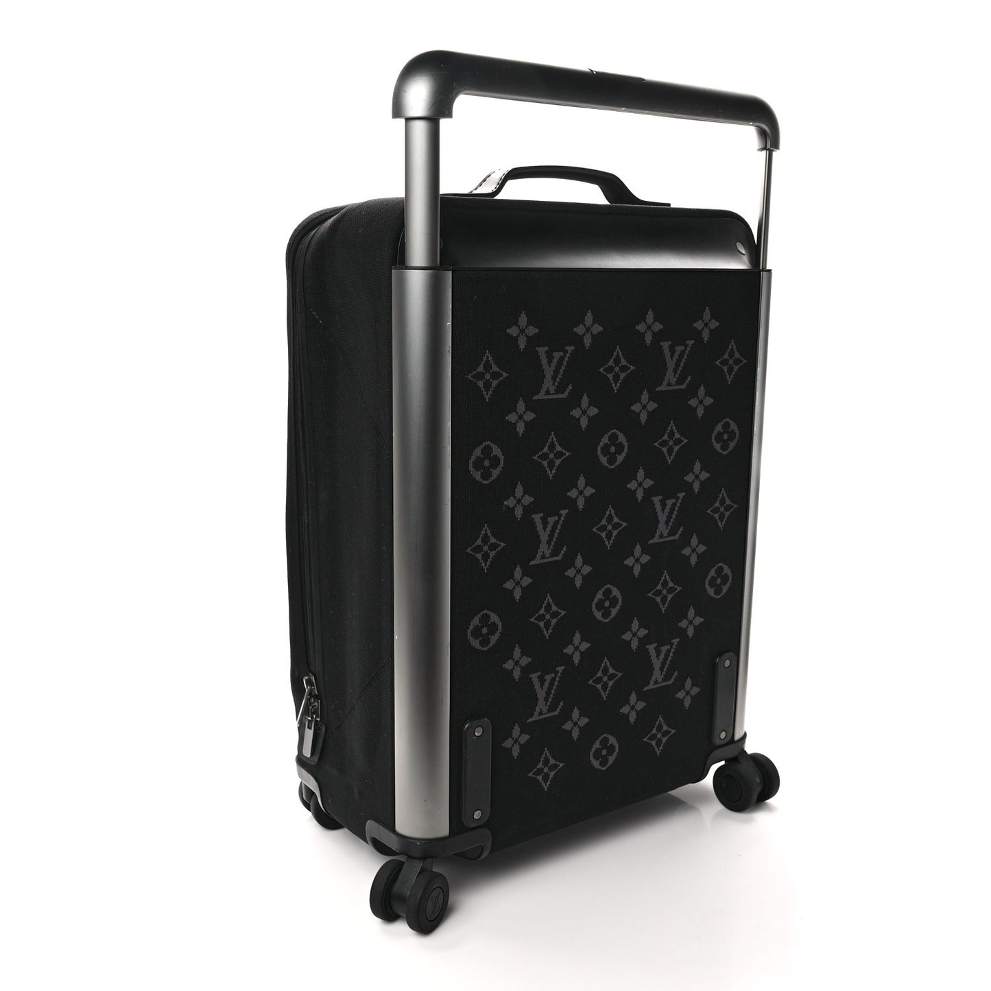 LOUIS VUITTON Knit Monogram Eclipse Horizon Soft 55 Suitcase