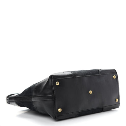 Gucci Monogram Large Punch Tote Black 4 of 9